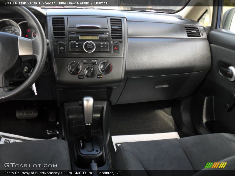 Blue Onyx Metallic / Charcoal 2010 Nissan Versa 1.6 Sedan