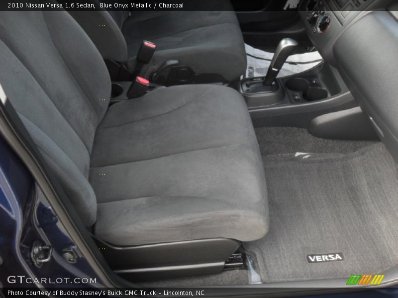 Blue Onyx Metallic / Charcoal 2010 Nissan Versa 1.6 Sedan