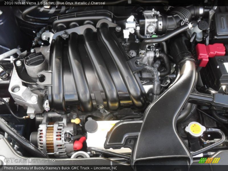 Blue Onyx Metallic / Charcoal 2010 Nissan Versa 1.6 Sedan
