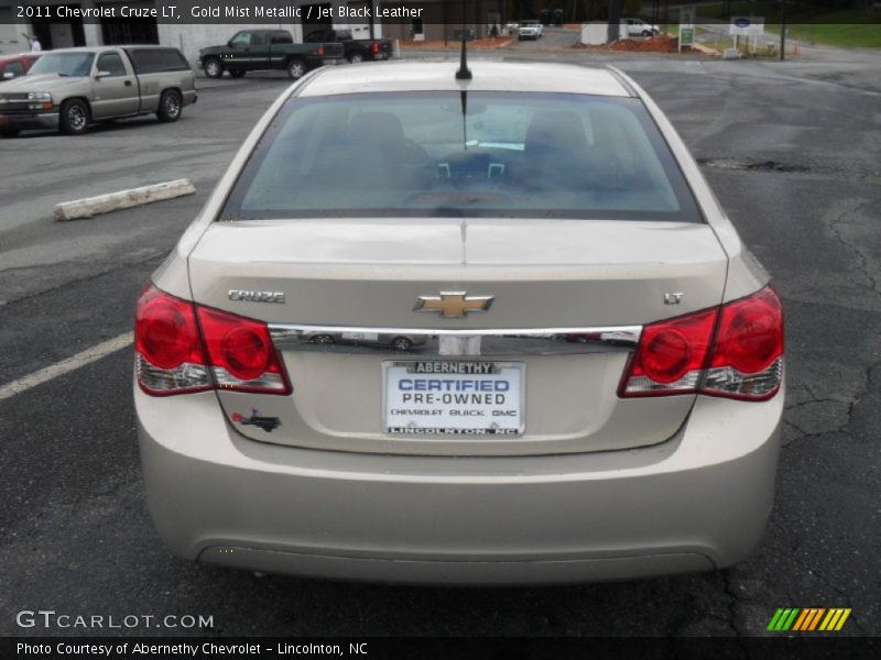 Gold Mist Metallic / Jet Black Leather 2011 Chevrolet Cruze LT