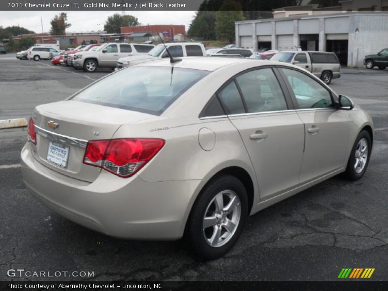 Gold Mist Metallic / Jet Black Leather 2011 Chevrolet Cruze LT