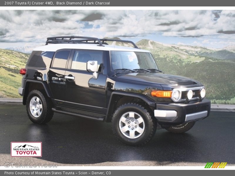 Black Diamond / Dark Charcoal 2007 Toyota FJ Cruiser 4WD