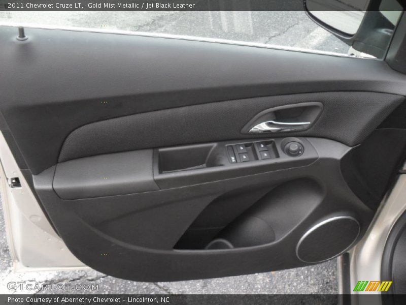 Gold Mist Metallic / Jet Black Leather 2011 Chevrolet Cruze LT