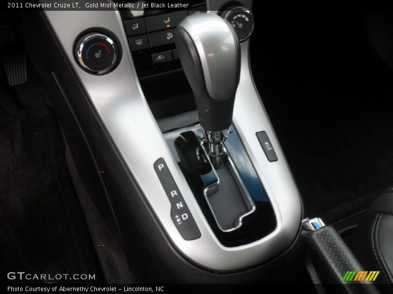 Gold Mist Metallic / Jet Black Leather 2011 Chevrolet Cruze LT
