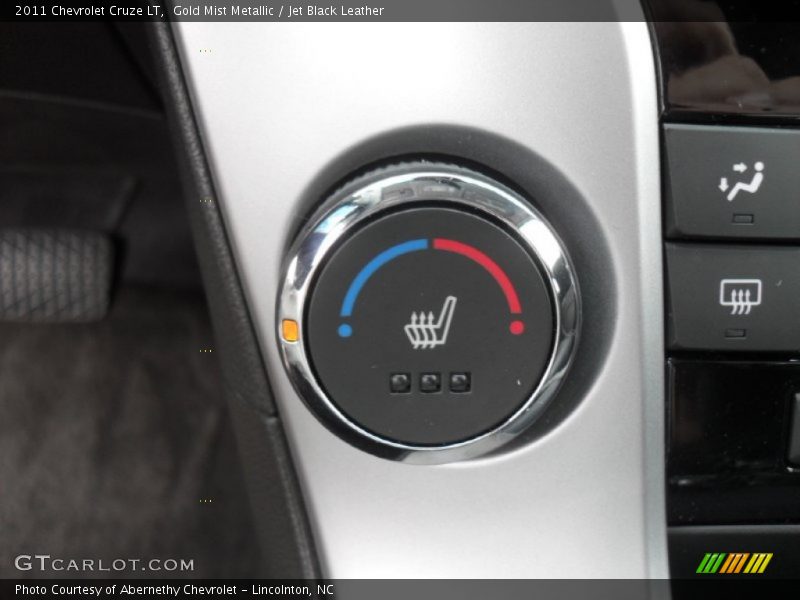 Gold Mist Metallic / Jet Black Leather 2011 Chevrolet Cruze LT
