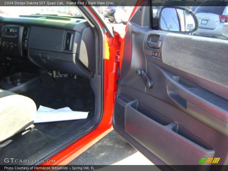 Flame Red / Dark Slate Gray 2004 Dodge Dakota SXT Quad Cab