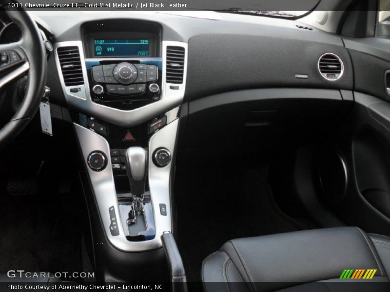 Gold Mist Metallic / Jet Black Leather 2011 Chevrolet Cruze LT
