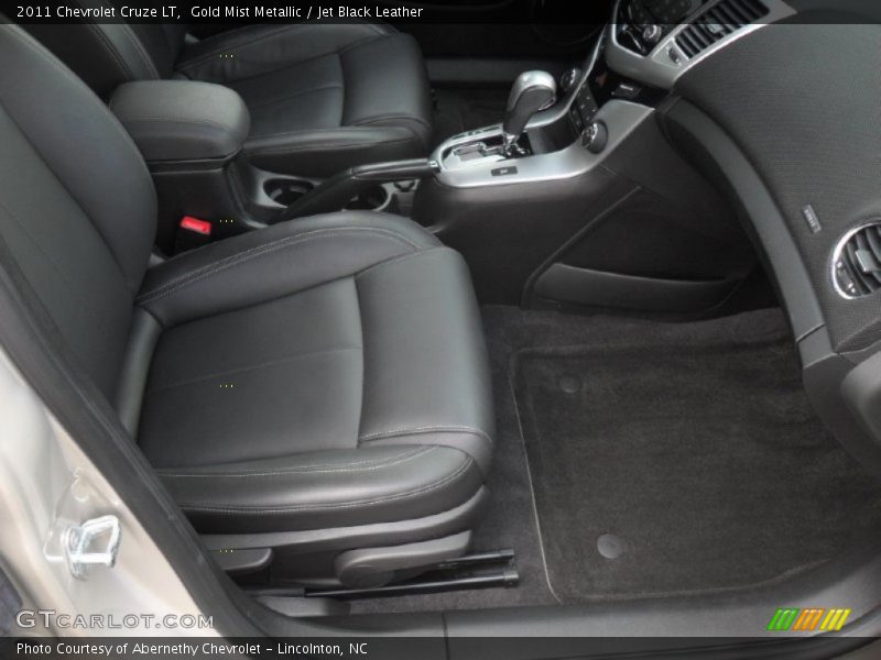Gold Mist Metallic / Jet Black Leather 2011 Chevrolet Cruze LT