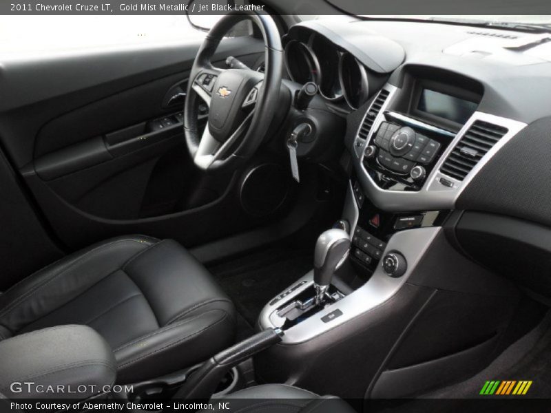 Gold Mist Metallic / Jet Black Leather 2011 Chevrolet Cruze LT