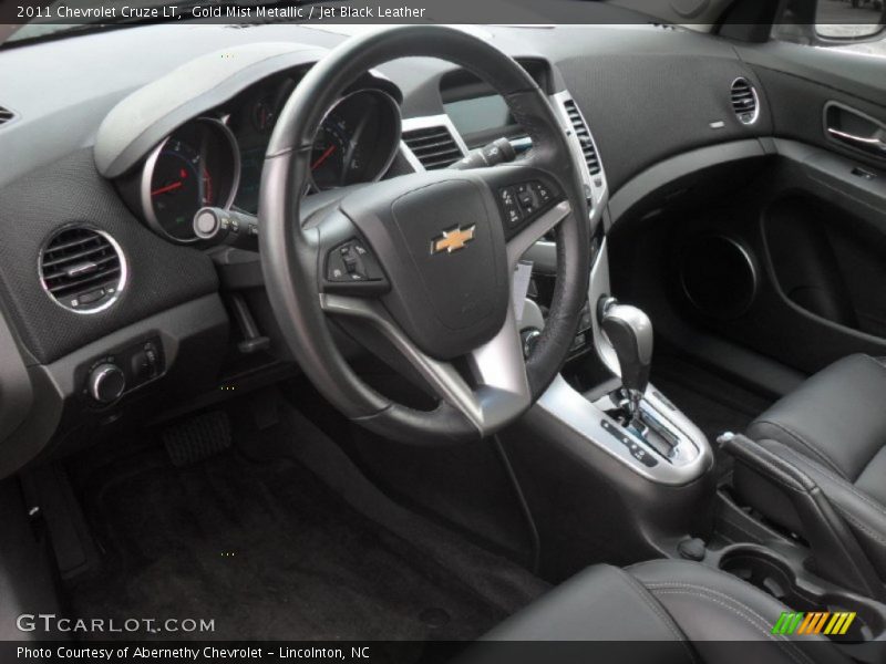 Gold Mist Metallic / Jet Black Leather 2011 Chevrolet Cruze LT