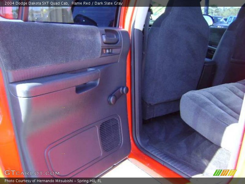 Flame Red / Dark Slate Gray 2004 Dodge Dakota SXT Quad Cab