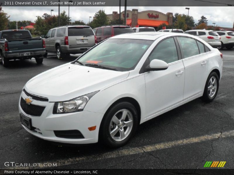 Summit White / Jet Black Leather 2011 Chevrolet Cruze LT