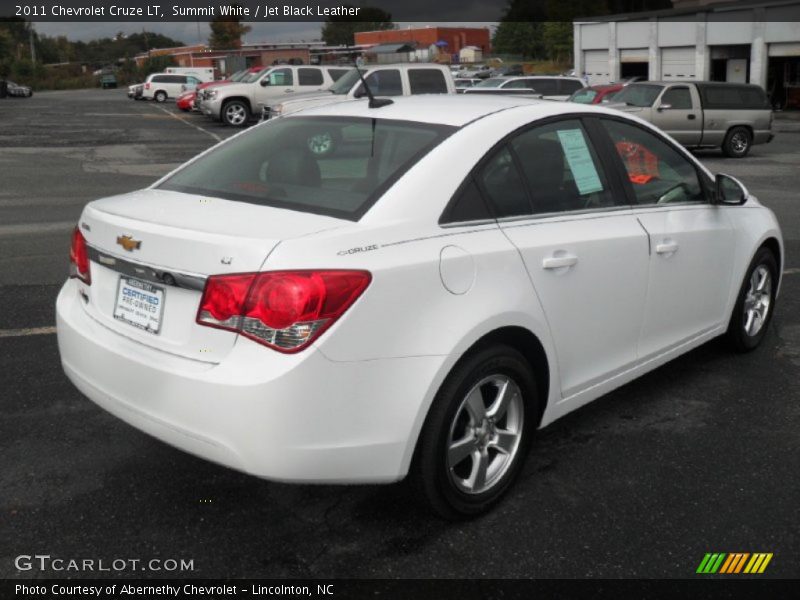 Summit White / Jet Black Leather 2011 Chevrolet Cruze LT