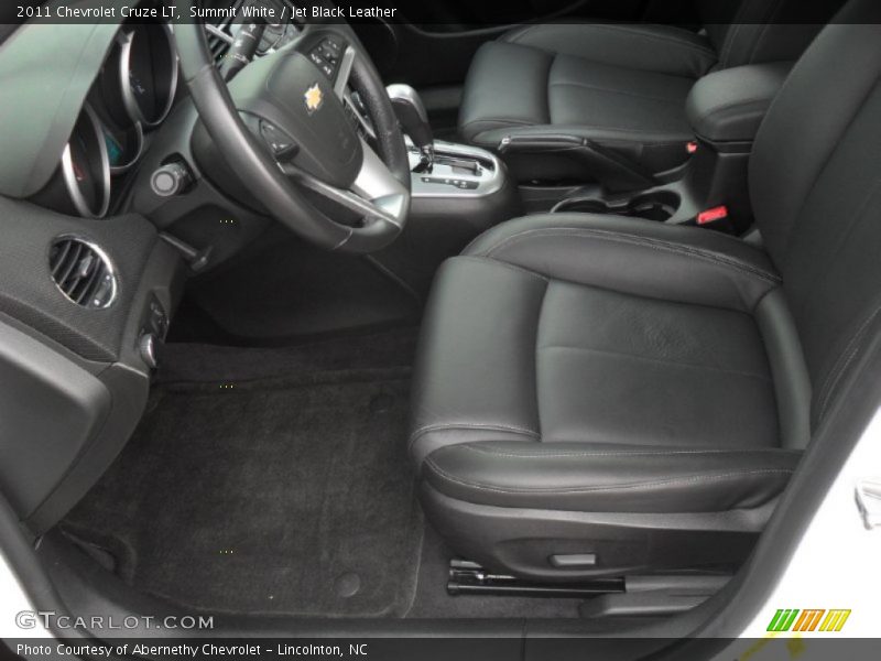 Summit White / Jet Black Leather 2011 Chevrolet Cruze LT