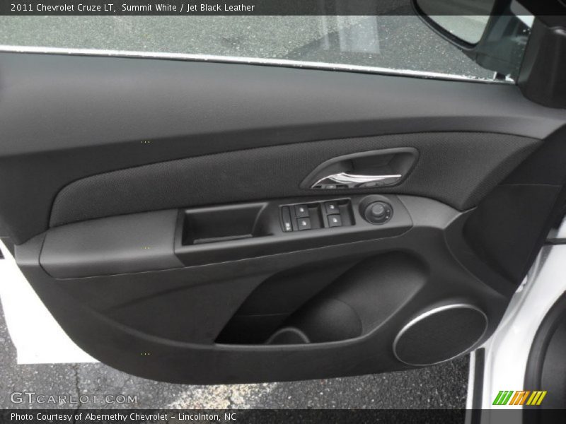 Summit White / Jet Black Leather 2011 Chevrolet Cruze LT