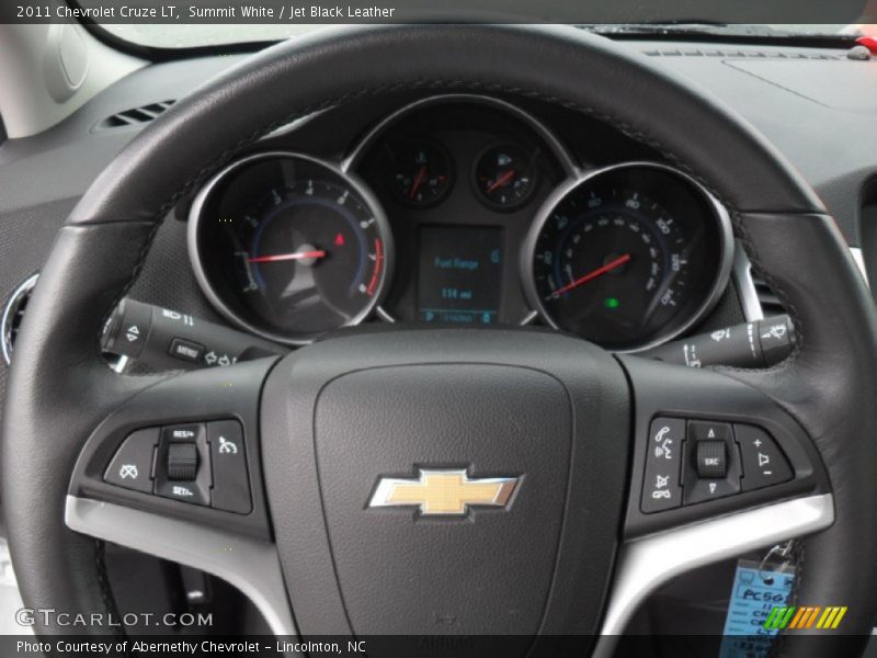 Summit White / Jet Black Leather 2011 Chevrolet Cruze LT