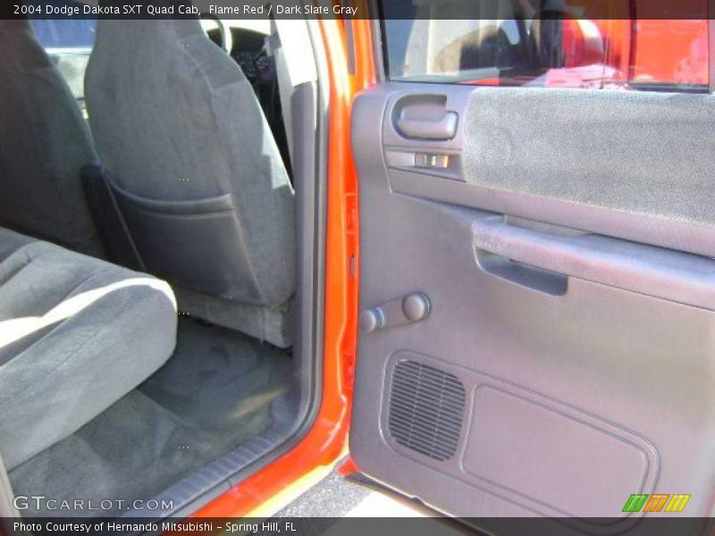 Flame Red / Dark Slate Gray 2004 Dodge Dakota SXT Quad Cab