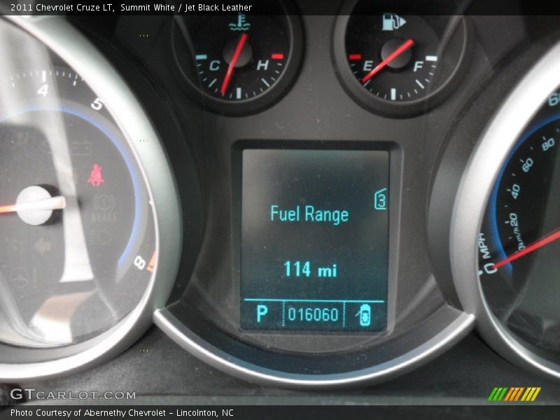 Summit White / Jet Black Leather 2011 Chevrolet Cruze LT