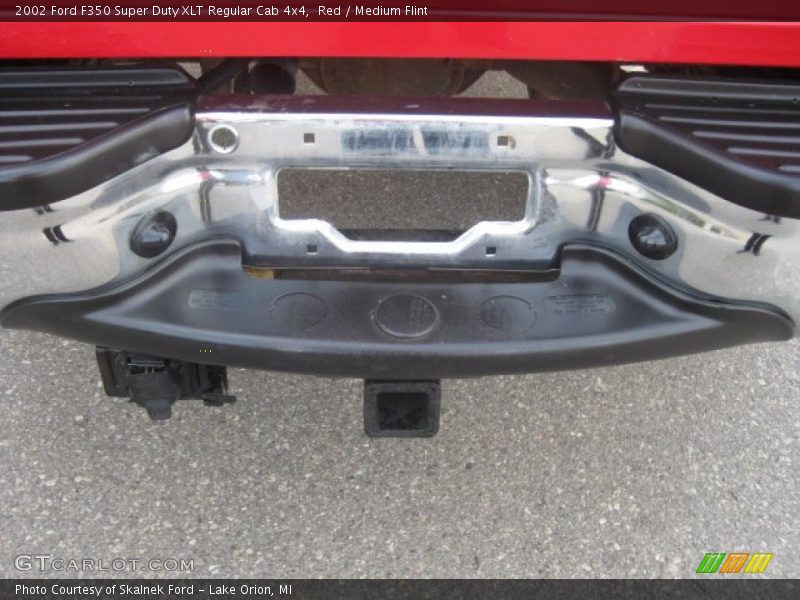 Red / Medium Flint 2002 Ford F350 Super Duty XLT Regular Cab 4x4