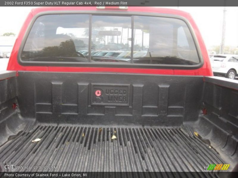 Red / Medium Flint 2002 Ford F350 Super Duty XLT Regular Cab 4x4
