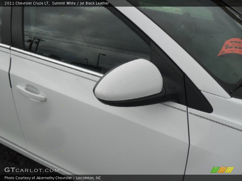 Summit White / Jet Black Leather 2011 Chevrolet Cruze LT