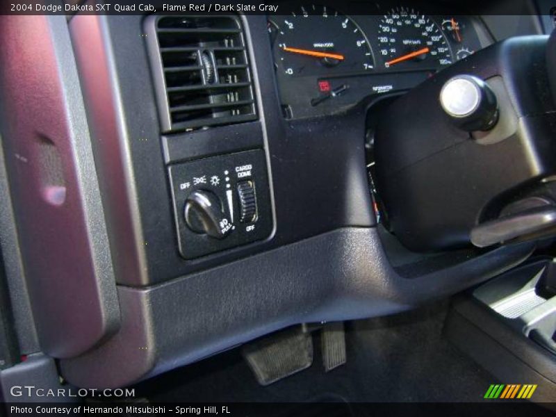 Flame Red / Dark Slate Gray 2004 Dodge Dakota SXT Quad Cab