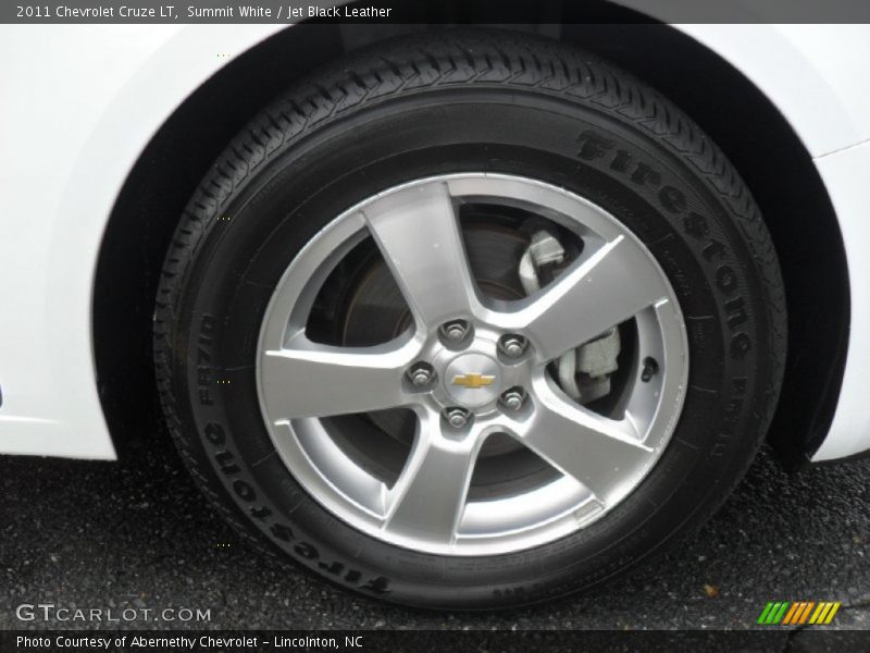 Summit White / Jet Black Leather 2011 Chevrolet Cruze LT