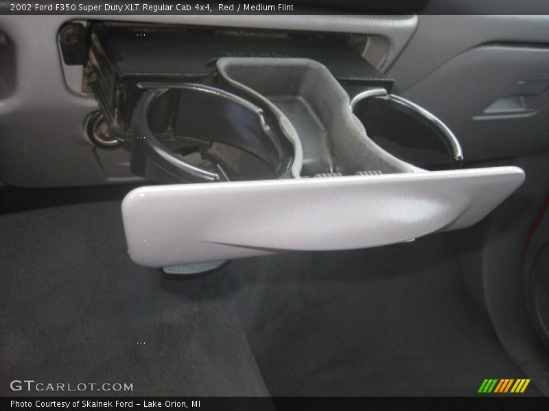 Red / Medium Flint 2002 Ford F350 Super Duty XLT Regular Cab 4x4