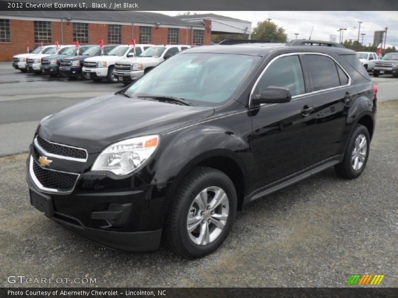 Black / Jet Black 2012 Chevrolet Equinox LT