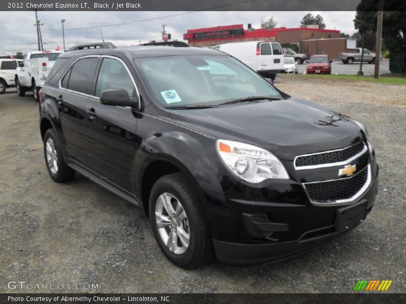 Black / Jet Black 2012 Chevrolet Equinox LT