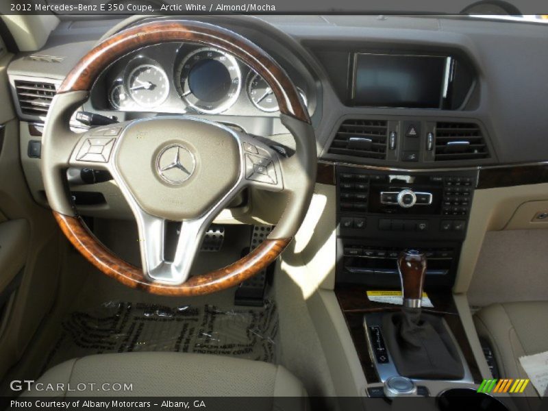 Arctic White / Almond/Mocha 2012 Mercedes-Benz E 350 Coupe