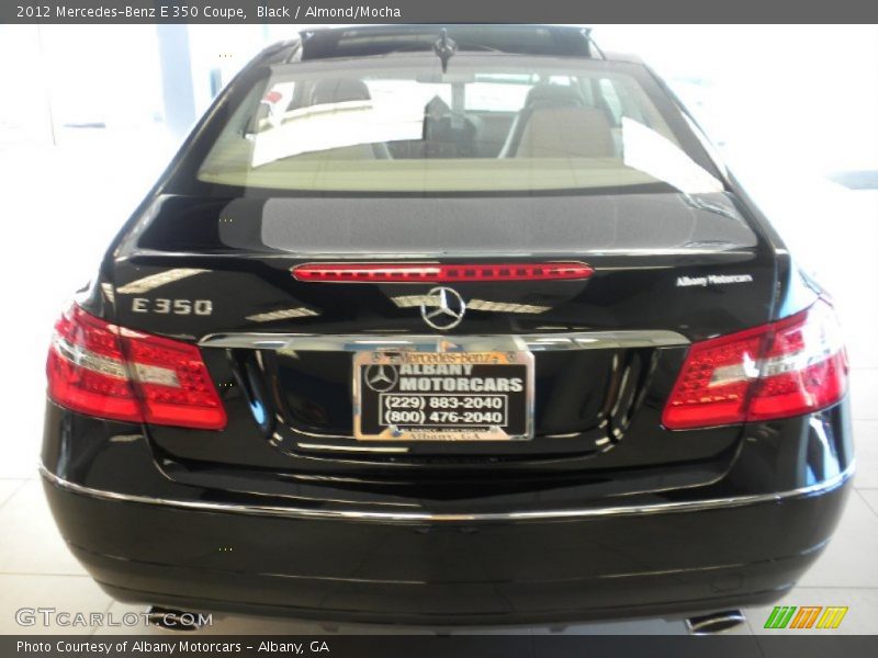 Black / Almond/Mocha 2012 Mercedes-Benz E 350 Coupe