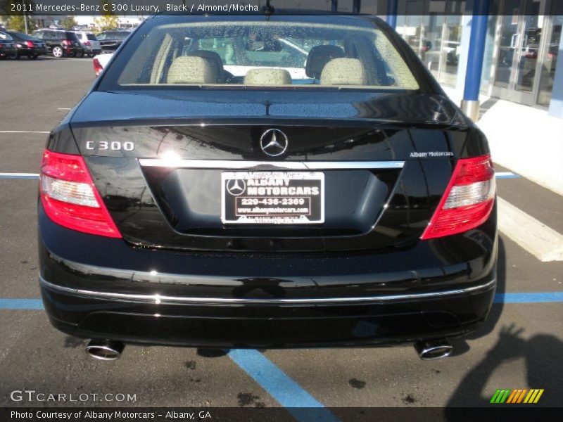 Black / Almond/Mocha 2011 Mercedes-Benz C 300 Luxury