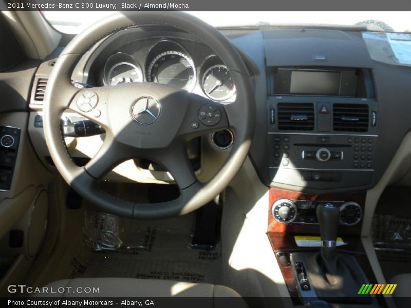 Black / Almond/Mocha 2011 Mercedes-Benz C 300 Luxury