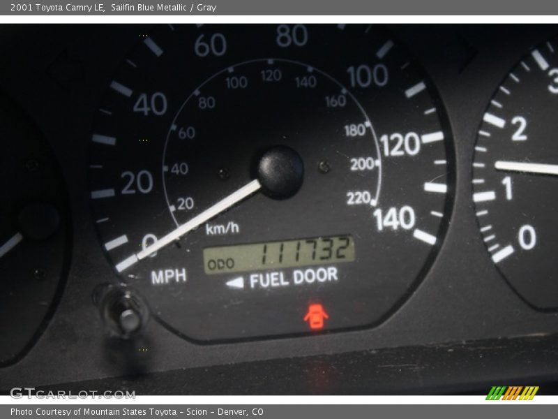 Sailfin Blue Metallic / Gray 2001 Toyota Camry LE