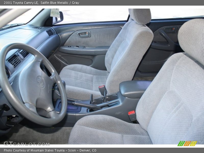 Sailfin Blue Metallic / Gray 2001 Toyota Camry LE