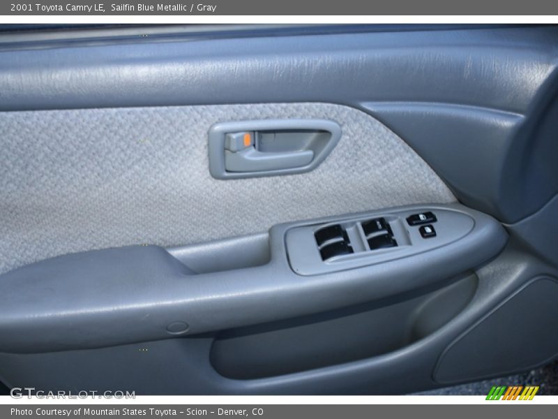 Sailfin Blue Metallic / Gray 2001 Toyota Camry LE