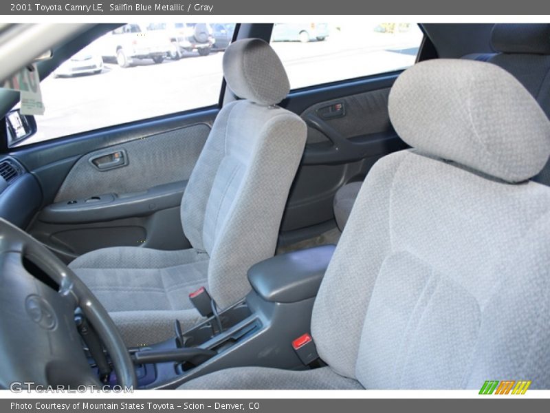 Sailfin Blue Metallic / Gray 2001 Toyota Camry LE