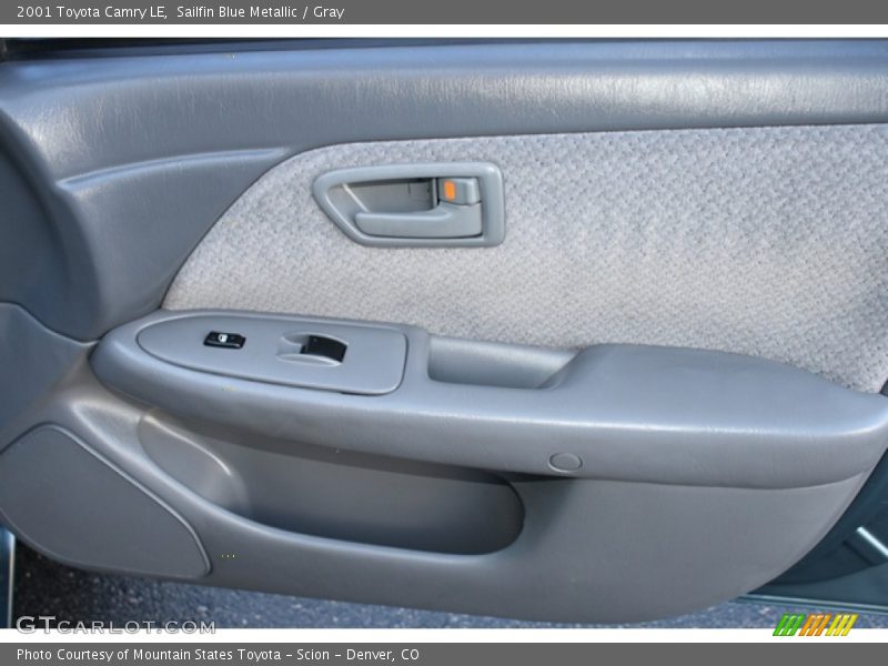 Sailfin Blue Metallic / Gray 2001 Toyota Camry LE