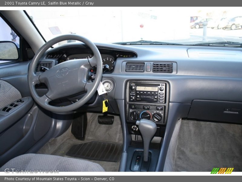 Sailfin Blue Metallic / Gray 2001 Toyota Camry LE