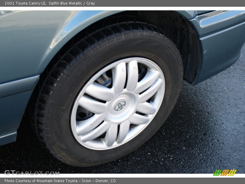 Sailfin Blue Metallic / Gray 2001 Toyota Camry LE
