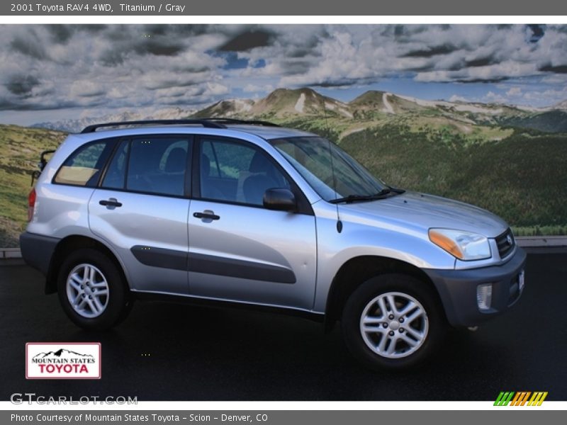 Titanium / Gray 2001 Toyota RAV4 4WD