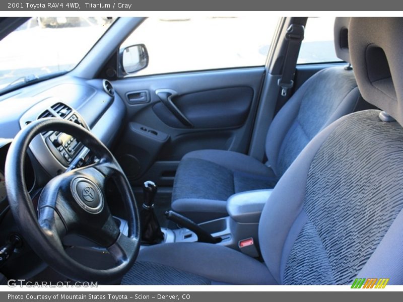  2001 RAV4 4WD Gray Interior