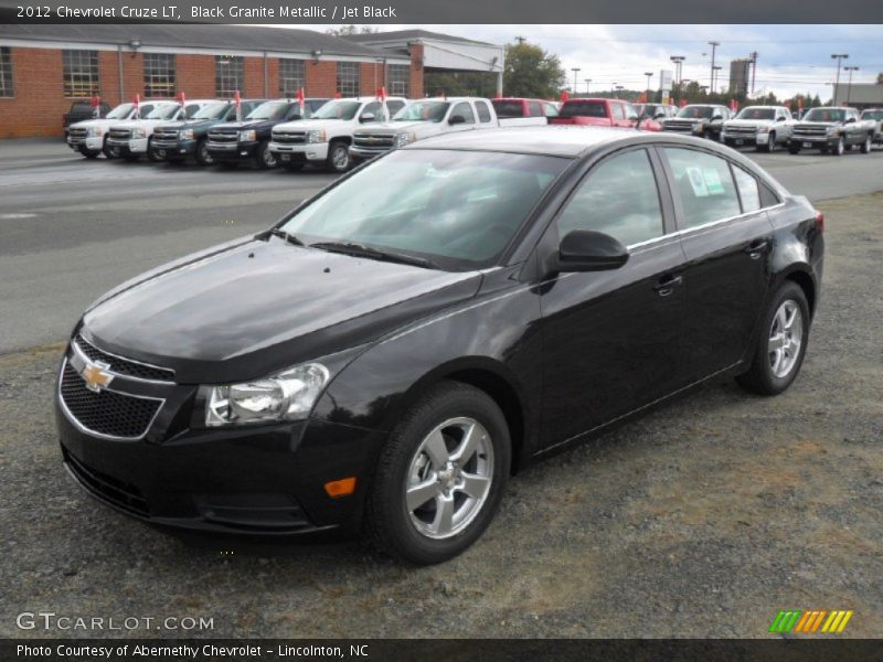 Black Granite Metallic / Jet Black 2012 Chevrolet Cruze LT