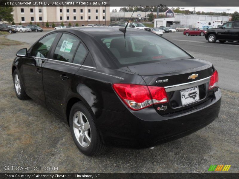 Black Granite Metallic / Jet Black 2012 Chevrolet Cruze LT