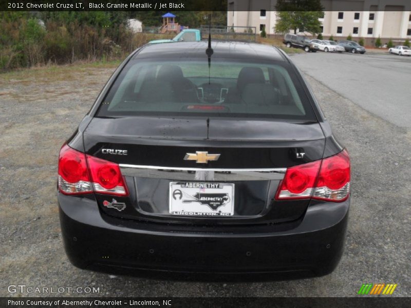 Black Granite Metallic / Jet Black 2012 Chevrolet Cruze LT