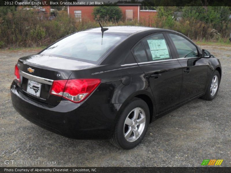 Black Granite Metallic / Jet Black 2012 Chevrolet Cruze LT