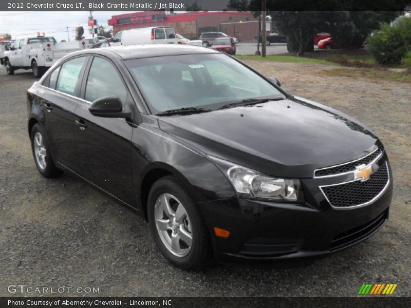 Black Granite Metallic / Jet Black 2012 Chevrolet Cruze LT