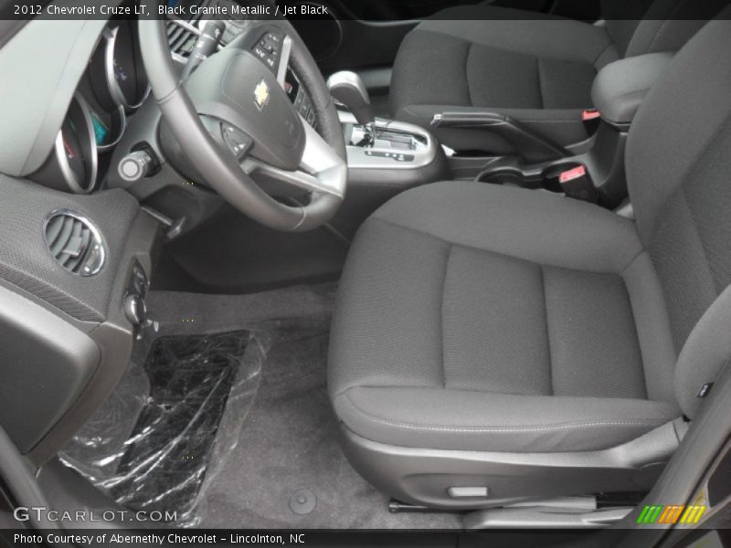 Black Granite Metallic / Jet Black 2012 Chevrolet Cruze LT