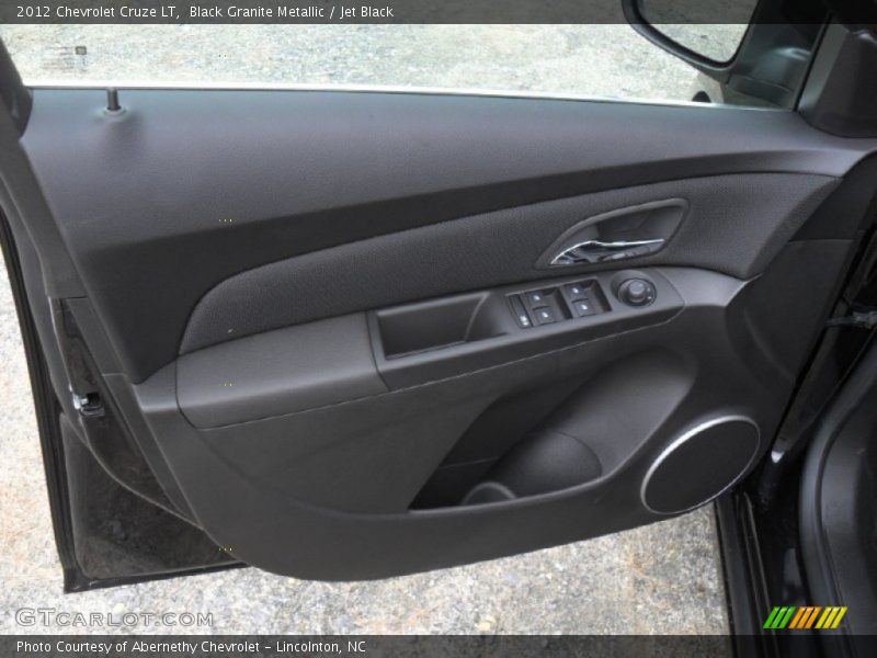 Black Granite Metallic / Jet Black 2012 Chevrolet Cruze LT